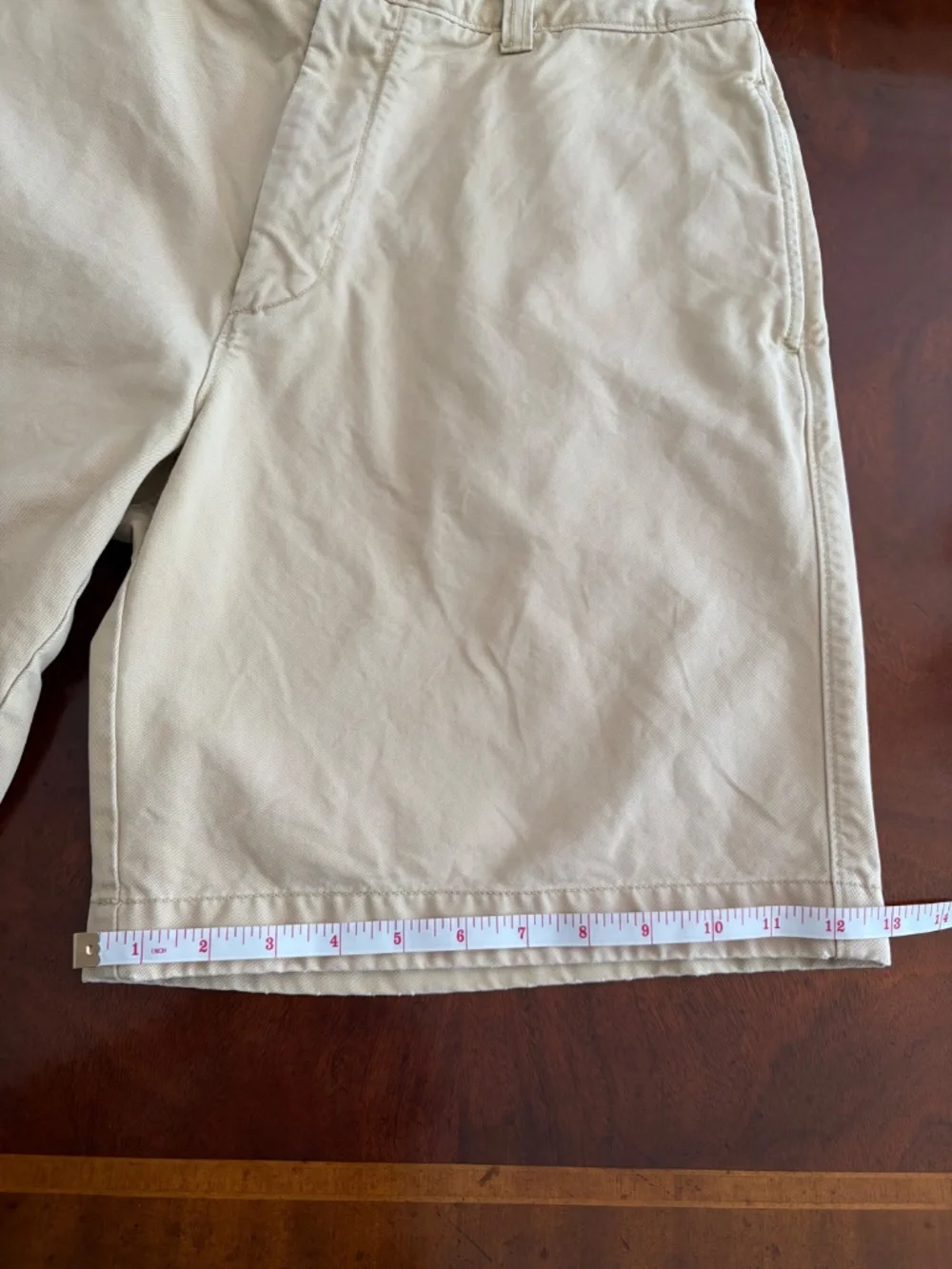 J. Crew Broken-In chino shorts 34 khaki